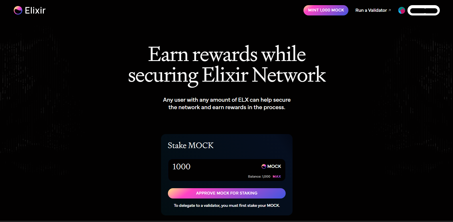 Stake MOCK